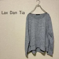 b0097【しまむら】ニット 長袖 Uネック Ｌ スリット