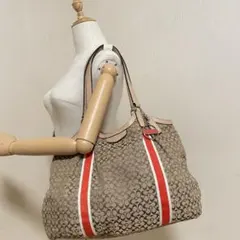 コーチ トートバッグ F26131 マイクロシグネチャー A4収納可能 大容量