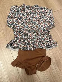 コトリ　水着　長袖　女の子　100cm
