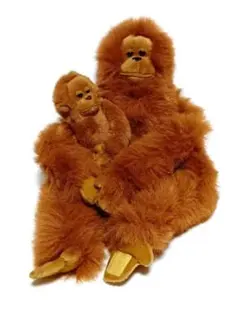 Buddy Buddy　オランウータン　サル　ぬいぐるみ　親子　動物