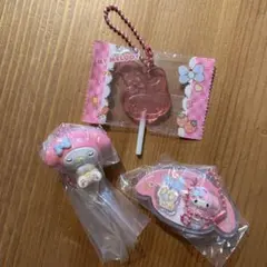 マイメロディ ガチャガチャ 食玩 3点セット