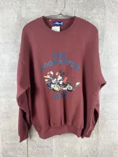 デットストック 90s〜 ディズニー Disney スウェット ミッキー バイク