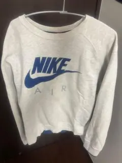 NIKE ロゴ入りスウェット Mサイズ グレー/ブルー