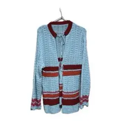 BEAMS BOY 水色カーディガンのサムネイル