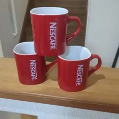 NESCAFÉ 赤 マグカップ ３個セット
