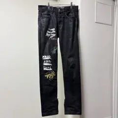 OFF-WHITE 17ss コーティングデニム Rock Slim Denim 2026年最新】OFF-WHITE メンズ デニム・ジーンズの人気アイテム - メルカリ