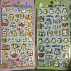 すみっコぐらしキャラクターシール 立体的 2シートセット