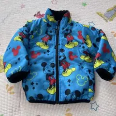 子供服 80cm ジャケット リバーシブル ミッキー BABYDOLL