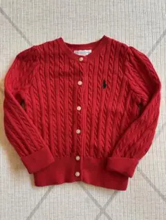 Ralph Lauren 赤 カーディガン 24M