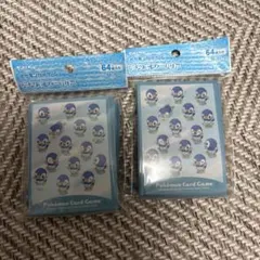 【新品】ポケモンカードゲーム デッキシールド ポッチャマ 64枚入り　2セット