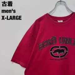ECKO UNLTD エコー Tシャツ 定番ロゴ ビッグサイズ レッド XL古着のサムネイル