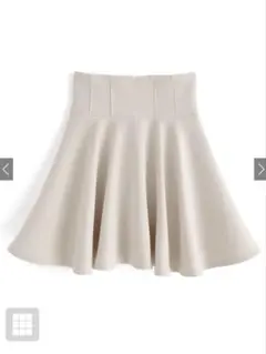 GRL インパン裏地付きコルセット風フレアミニスカート gm728