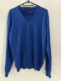 ZARA 長袖 ニット ブルー Lサイズのサムネイル