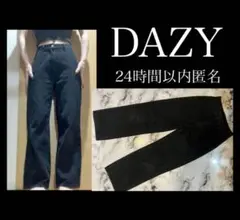 DAZY デニム　黒　ブラック　ストレート