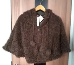 【新品未使用】da da de épant、ポンチョ・ケープコート Lサイズ