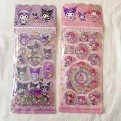 サンリオ　ウォーターシール 水シール 立体シール　2枚　3Dシール