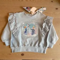 【新品タグ付き】: アナ雪 トレーナー 90 　ディズニー　しまむら　長袖