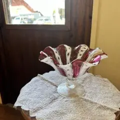 ベネチアングラス ザンフィリコ レースグラス コンポート アンティーク 009-001-150x150.jpg