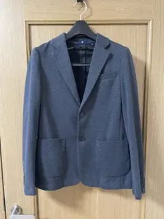 ユニクロ 160cm フォーマル ジャージージャケット グレー