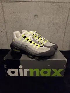 NIKE AIR MAX 95 OG イエローグラデ 2018 復刻 25cm - メルカリ