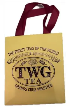 TWG TEA ショッパー 紙袋 イエロー系　シンガポール　紅茶