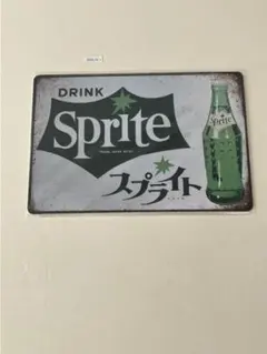 Sprite スプライト ブリキ看板 インテリア雑貨 レトロ
