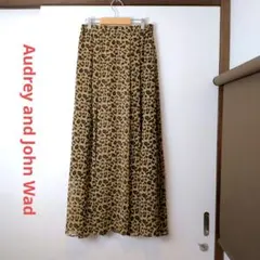 Audrey and John Wad レオパード ロングスカート Mのサムネイル