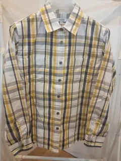 AIGLE 長袖シャツ サイズ38 チェック柄