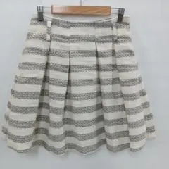 2.21◎S294E◎ジルスチュアート◎フレアスカート◎ボーダー◎M