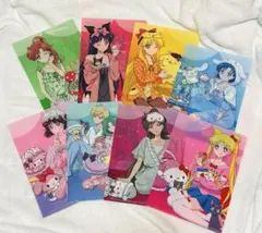 美少女戦士セーラームーン×サンリオ ミニクリアファイル 全8種コンプセット
