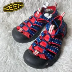 極美品 KEEN キーン Newport H2 星柄 サンダル 23.5cm
