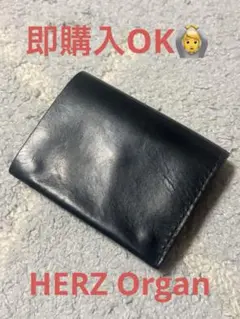 Organ レザー 二つ折り財布 ブラックのサムネイル