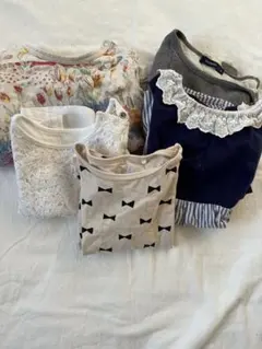 保育園着女の子セット80cm