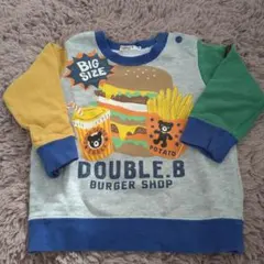 DOUBLE.B ハンバーガー トレーナー 90