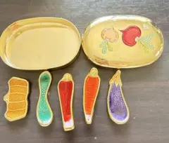 金属製 野菜モチーフ 箸置きセット