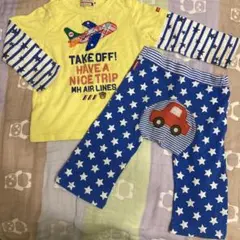 ⭐︎最終価格⭐︎ミキハウス　ロンT＆パンツセット　90