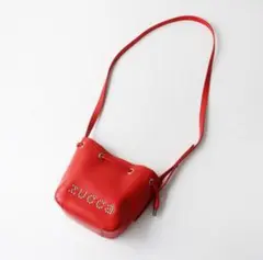 ズッカ ZUCCa 2way ロゴスタッズ ショルダーバッグ 巾着 ポシェットのサムネイル