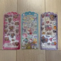 ドロップジェリーシール サンリオキャラクターズ　キティ　日焼け　３枚セット