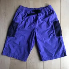 GLAZOS キッズ ハーフパンツ 160cm パープル ナイロン100%
