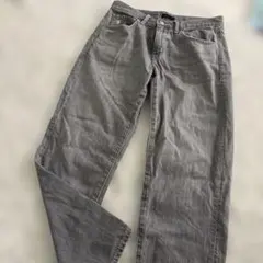 UNIQLO グレー ダメージ加工 デニムパンツ　25