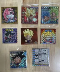 ドラゴンボール ウエハース等 シール 8枚セット 悟空 ブロリー バーダック
