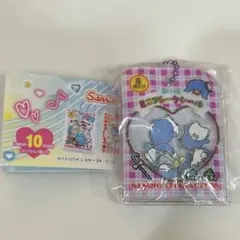 サンリオ ガチャ シャカシャカフレークシール風　タキシードサム