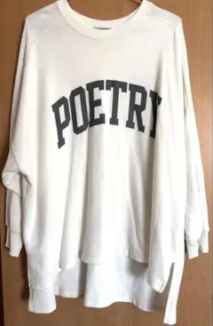 Samansa Mos2 POETRYオーバーサイズニット