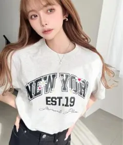 moment+ Tシャツ ZOZOTOWN オートミールのサムネイル