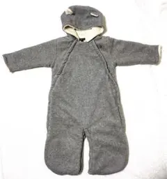 babyGap ふわふわあったか！ロンパース 80サイズ/グレー