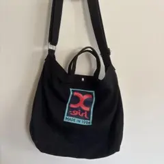 X-girl トートバッグ ブラックのサムネイル