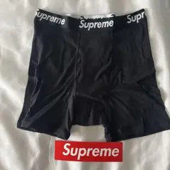 【ステッカーは付きません】Supreme ブラック ボクサーブリーフ Mサイズ