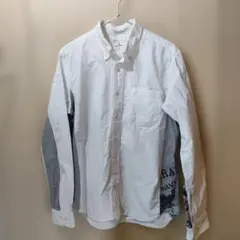 uniform experiment 長袖シャツオックスフォードドッキング ソフ