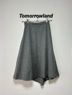 Tomorrowland アシンメトリー ウールスカート 34