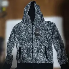 ヒョウ柄フルジップパーカー Mサイズ